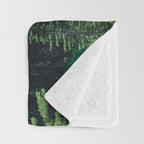 Mount Rainier Adventure III - Pacific Northwest Mountain Forest Wanderlust Throw Blanket Gallery Image 3