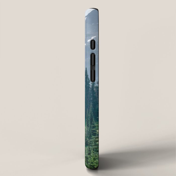 Mount Rainier Adventure III - Pacific Northwest Mountain Forest Wanderlust iPhone Case Gallery Image 2