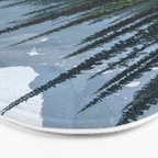 Mount Rainier Adventure III - Pacific Northwest Mountain Forest Wanderlust Bath Mat Gallery Image 3