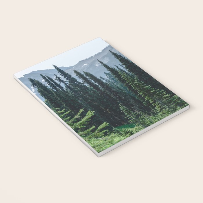Mount Rainier Adventure III - Pacific Northwest Mountain Forest Wanderlust Notebook Gallery Image 3