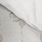 Fleur De Lis In Warm Grey Comforter Gallery Image 4