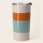 Geometric Minimalist Bright Pastel Tones Abstract Artwork Travel Mug Gallery Image 2