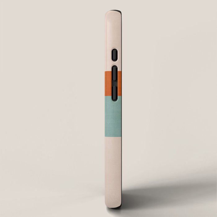 Geometric Minimalist Bright Pastel Tones Abstract Artwork iPhone Case Gallery Image 2