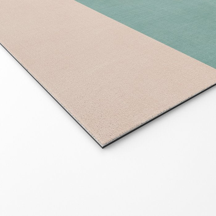 Geometric Minimalist Bright Pastel Tones Abstract Artwork Welcome Mat Gallery Image 2