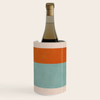 Geometric Minimalist Bright Pastel Tones Abstract Artwork Wine Chiller Gallery Image 3