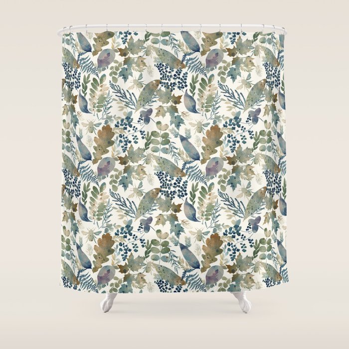 Rustic Nature Scene A Shower Curtain Gallery Image 1