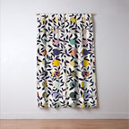 expectant iteration botanical garden pattern Window Curtain Gallery Image 3