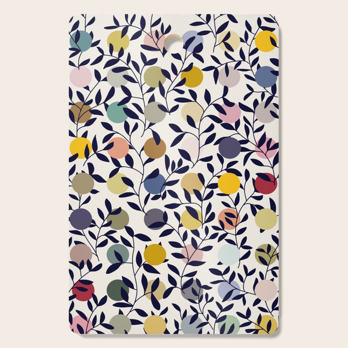 expectant iteration botanical garden pattern Cutting Board Gallery Image 1