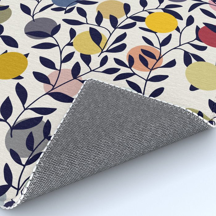 expectant iteration botanical garden pattern Rug Gallery Image 4