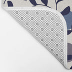 expectant iteration botanical garden pattern Bath Mat Gallery Image 2