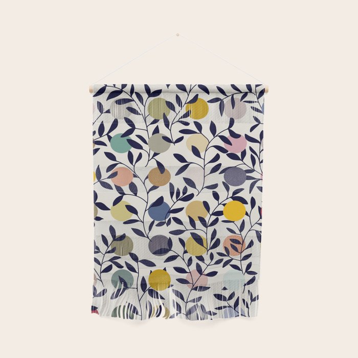 expectant iteration botanical garden pattern Wall Hanging Gallery Image 1