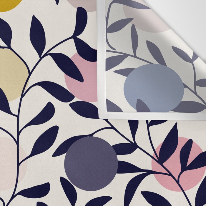 expectant iteration botanical garden pattern Wall Tapestry Gallery Image 3