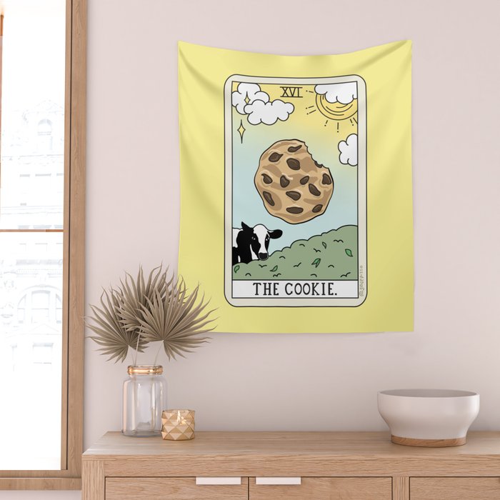 COOKIE READING Wall Tapestry Gallery Image 2