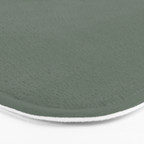 Neutral Sage Grey II Solid Color Bath Mat Gallery Image 3