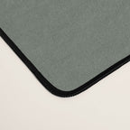 Neutral Sage Grey II Solid Color Desk Mat Gallery Image 4