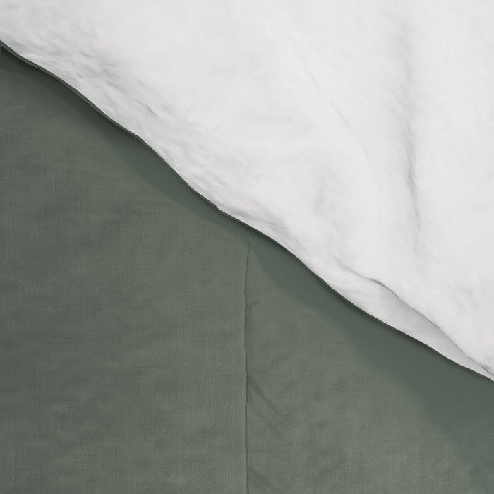 Neutral Sage Grey II Solid Color Comforter Gallery Image 4