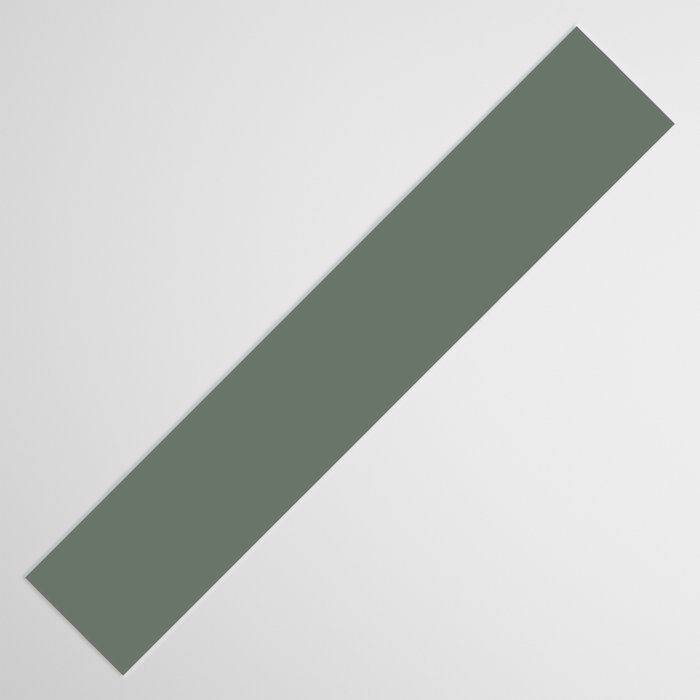 Neutral Sage Grey II Solid Color Table Runner Gallery Image 3