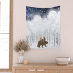 the white forest Wall Tapestry Gallery Image 2