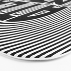 Atlanta City Text Pattern USA Bath Mat Gallery Image 3