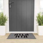 Atlanta City Text Pattern USA Welcome Mat Gallery Image 3