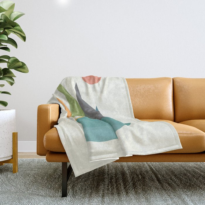 Walk In Peace Throw Blanket Gallery Image 1