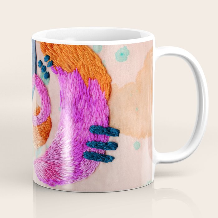 abstract embroidery Coffee Mug Gallery Image 1