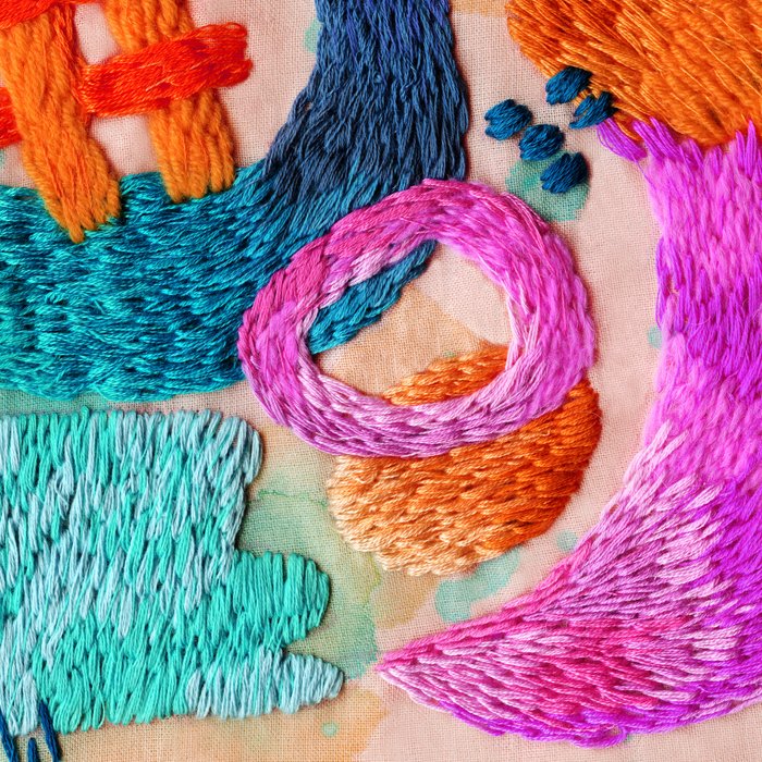 abstract embroidery Coffee Mug Gallery Image 2