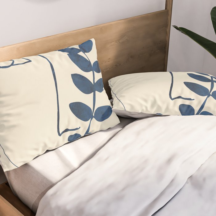Abstract Face 5 Pillow Sham Gallery Image 2