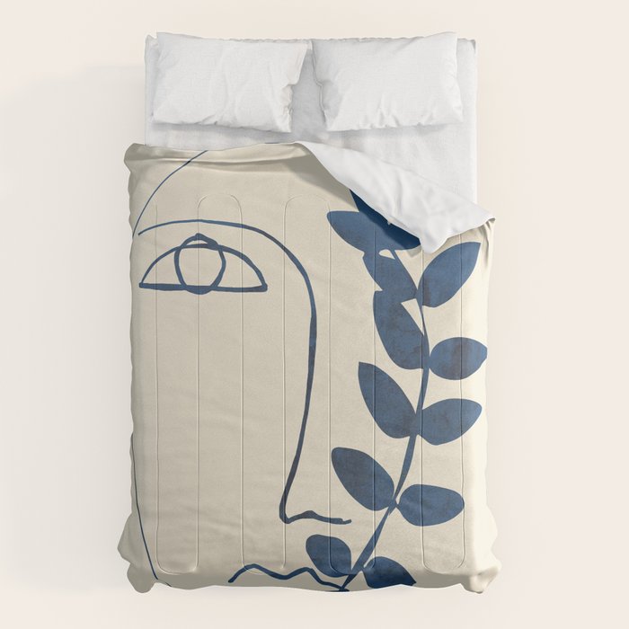 Abstract Face 5 Comforter Gallery Image 6