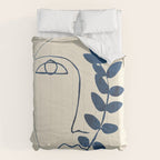 Abstract Face 5 Comforter Gallery Image 6