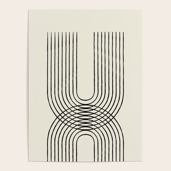Arch duo 1 Mid century modern Poster Gallery Image 1