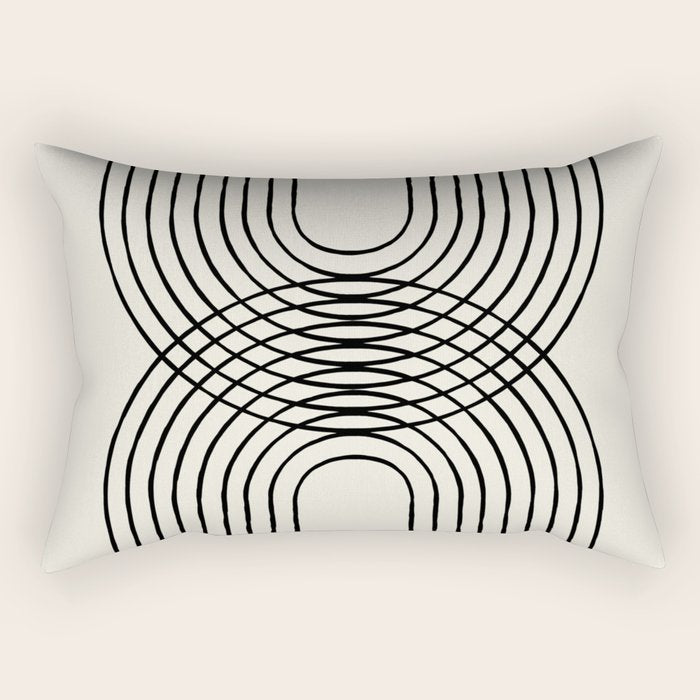 Arch duo 1 Mid century modern Rectangular Pillow Gallery Image 2