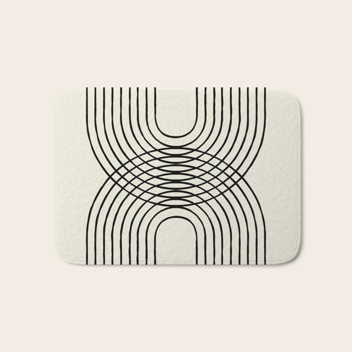Arch duo 1 Mid century modern Bath Mat Gallery Image 1