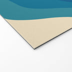 Minimalist abstract waves Welcome Mat Gallery Image 2