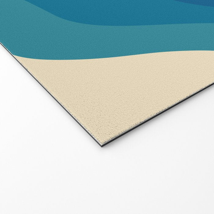 Minimalist abstract waves Welcome Mat Gallery Image 2