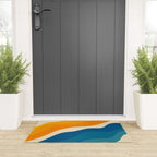 Minimalist abstract waves Welcome Mat Gallery Image 3