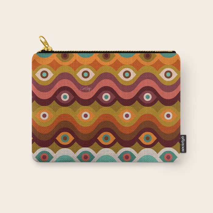 Psychedelic Eye Melt - 60s Palette Carry All Pouch Gallery Image 1