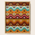Psychedelic Eye Melt - 60s Palette Serving Tray Gallery Image 1