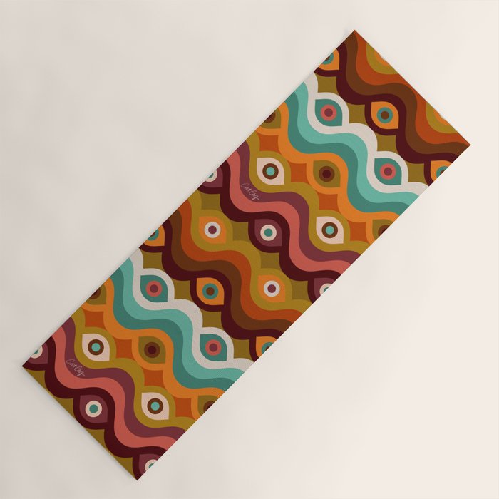 Psychedelic Eye Melt - 60s Palette Yoga Mat Gallery Image 1