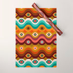 Psychedelic Eye Melt - 60s Palette Wrapping Paper Gallery Image 1