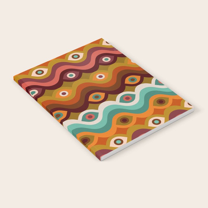 Psychedelic Eye Melt - 60s Palette Notebook Gallery Image 1