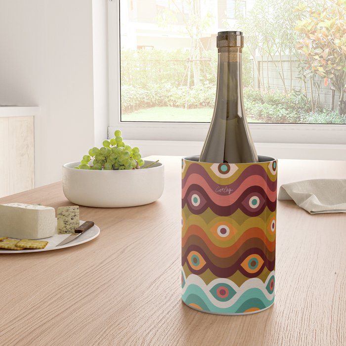 Psychedelic Eye Melt - 60s Palette Wine Chiller Gallery Image 4