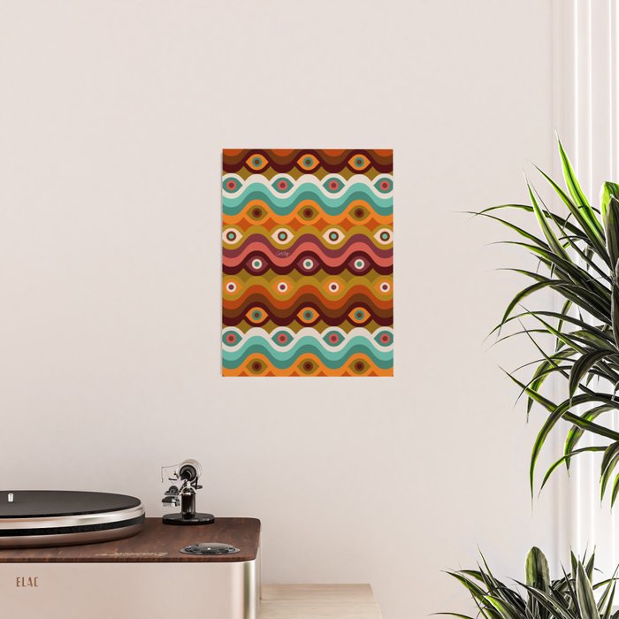 Psychedelic Eye Melt - 60s Palette Poster Gallery Image 2