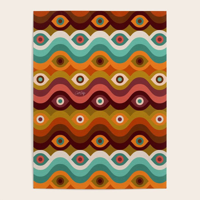 Psychedelic Eye Melt - 60s Palette Poster Gallery Image 4
