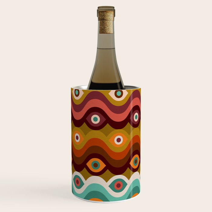 Psychedelic Eye Melt - 60s Palette Wine Chiller Gallery Image 2