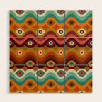 Psychedelic Eye Melt - 60s Palette Wood Wall Art Gallery Image 1