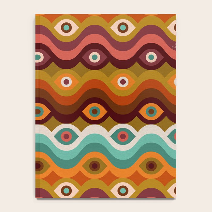Psychedelic Eye Melt - 60s Palette Notebook Gallery Image 4