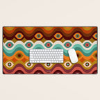 Psychedelic Eye Melt - 60s Palette Desk Mat Gallery Image 1