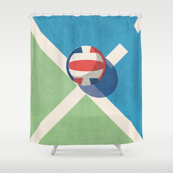 BALLS - Volleyball - II Shower Curtain Gallery Image 1