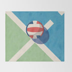 BALLS - Volleyball - II Throw Blanket Gallery Image 2